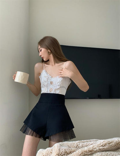High Waist Black Shorts (XS)