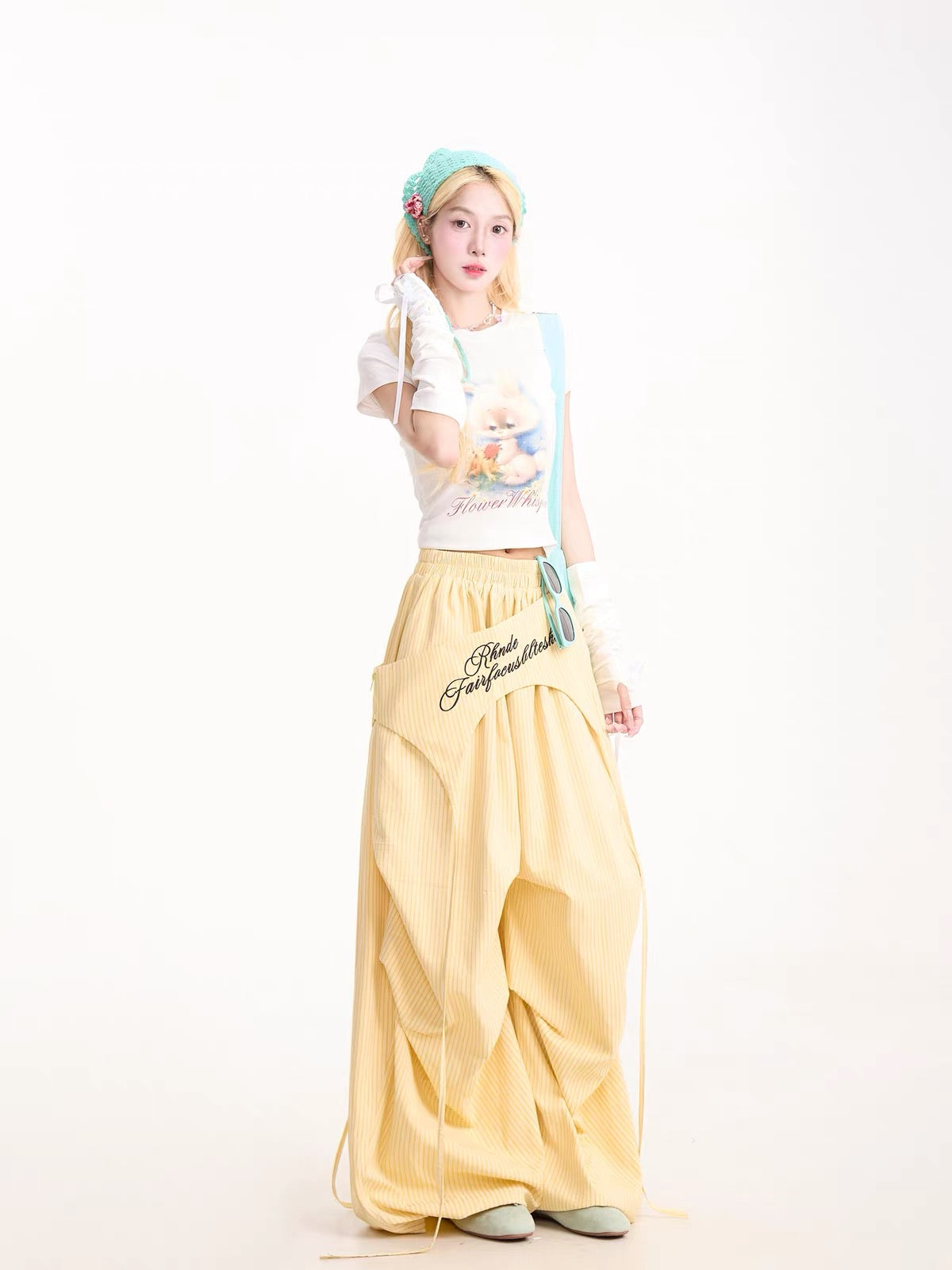 Yellow Stripe Long Pants