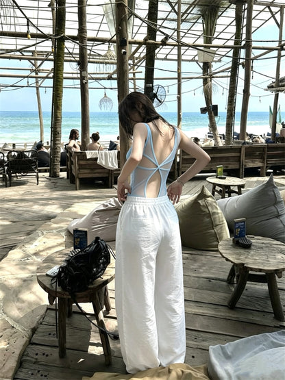 Crossback Inner Suit (Grey,Black,Blue) With Padding