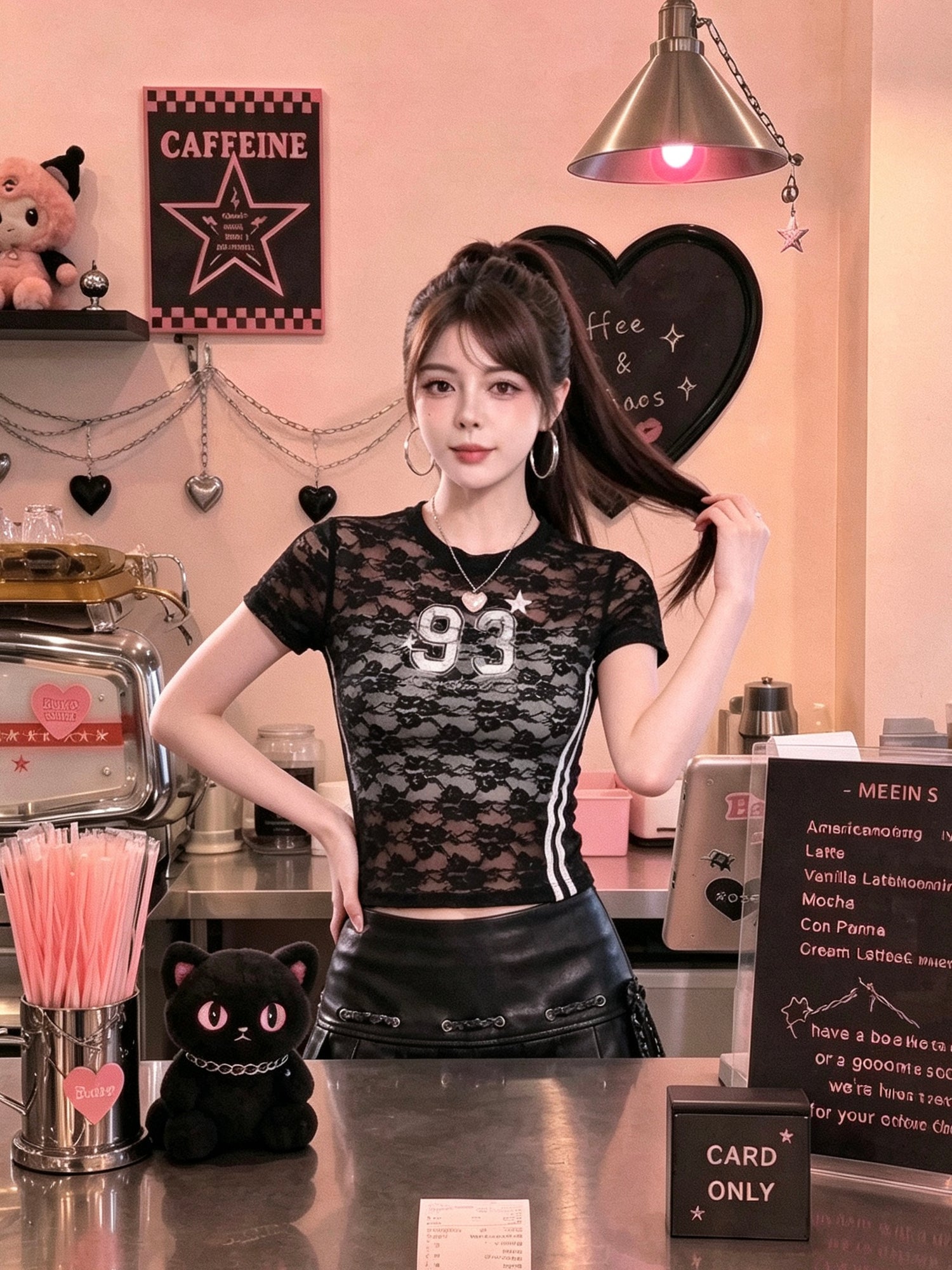 No93 Lacey Ball Top