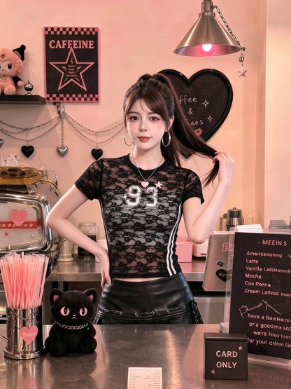 No93 Lacey Ball Top