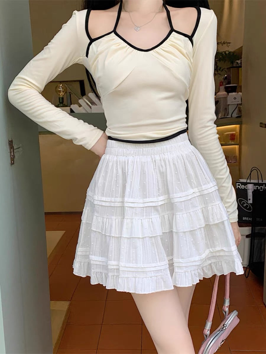 White Short Skirt