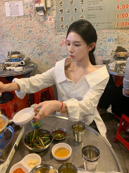 White Slim Fit Top (XS)