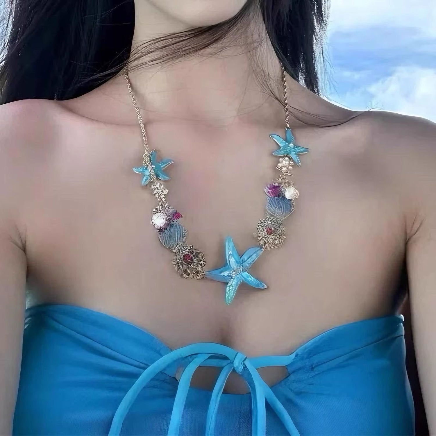 Summer Starfish Necklace NL03