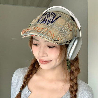 Khaki Graffiti Drawing Hat