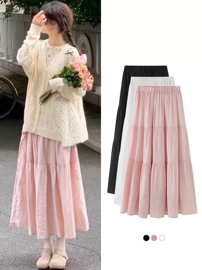 Two Layered Long Skirt