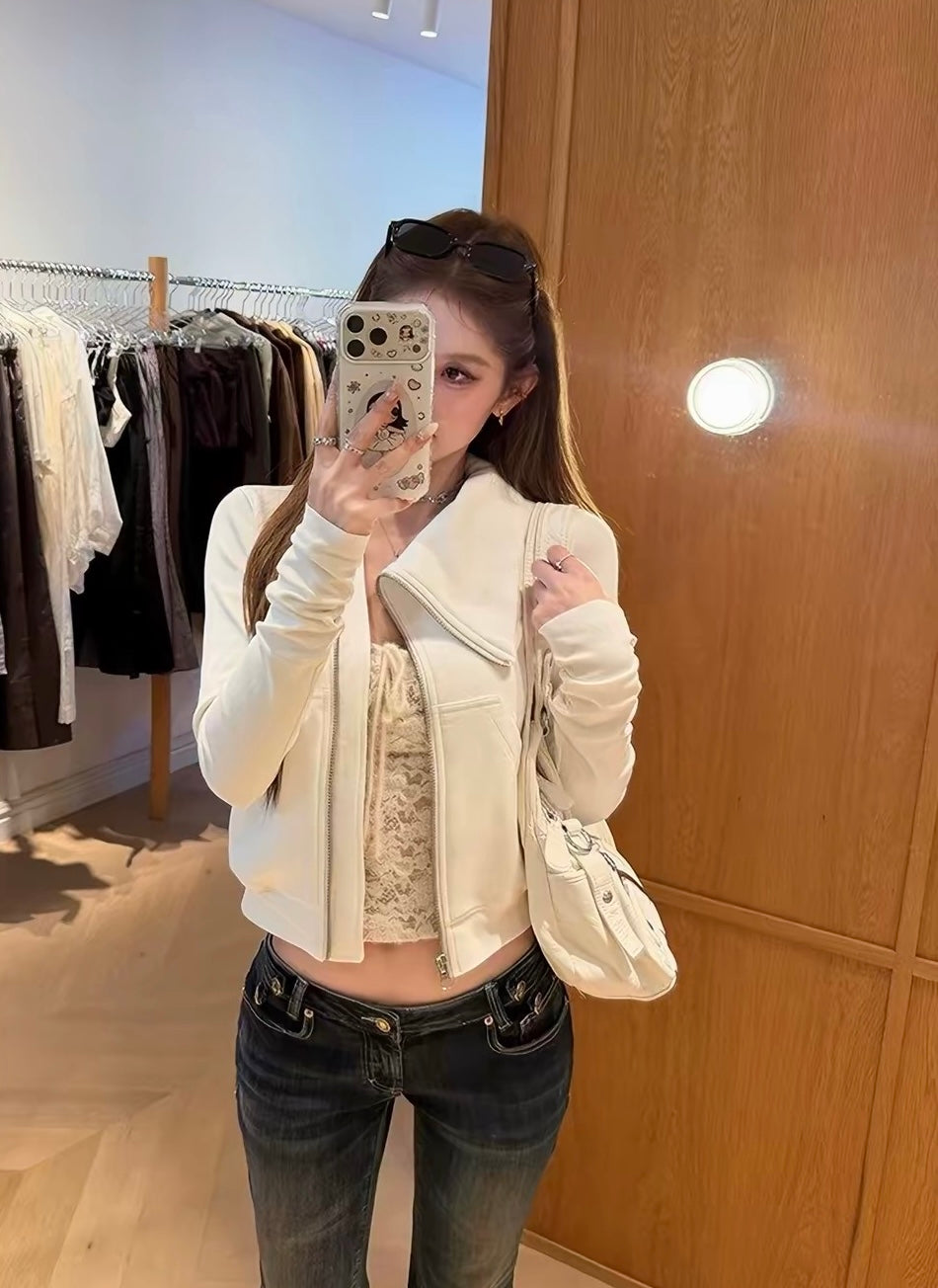Embroidery Laces Top + Cardigan Two Piece Set