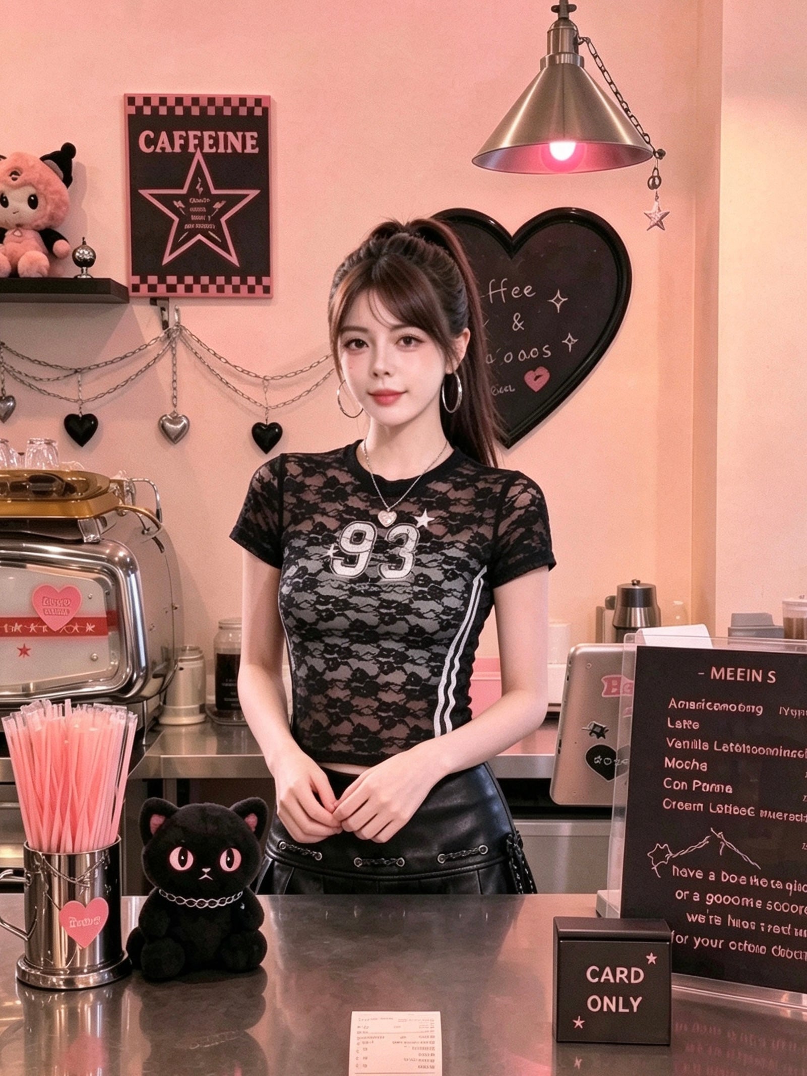 No93 Lacey Ball Top