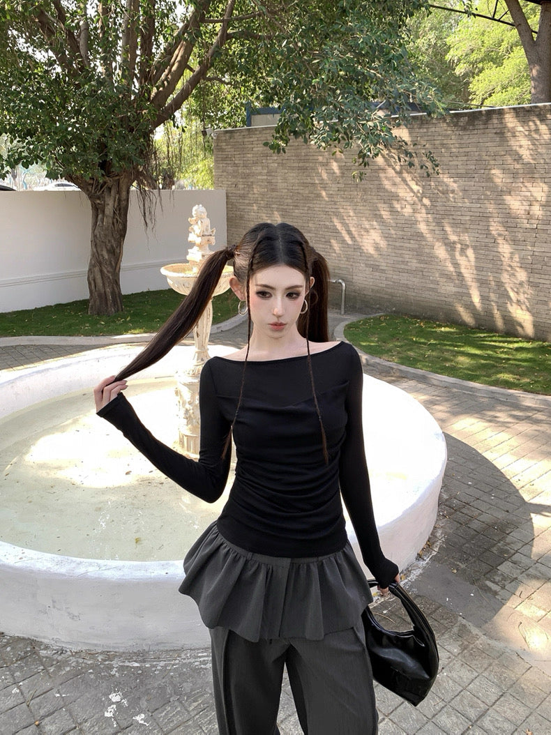 Thin Long Sleeve Top (S)