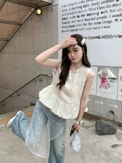 Diamond Sleeveless Top