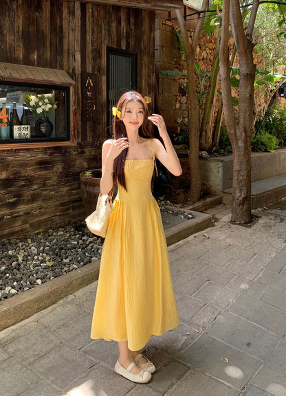 Mustard Yellow Long Dress