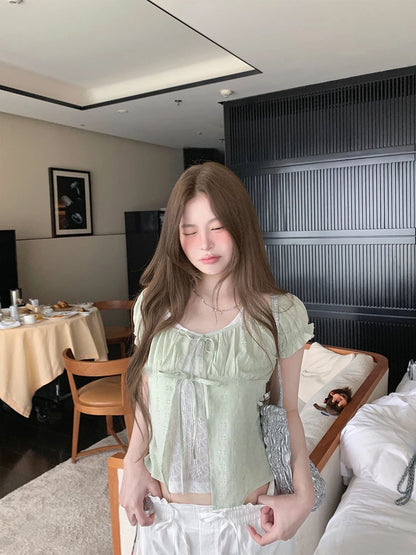 Pastel Green Top