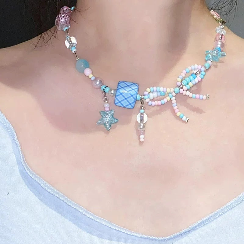 Korean NL01 Candy Colour Necklace