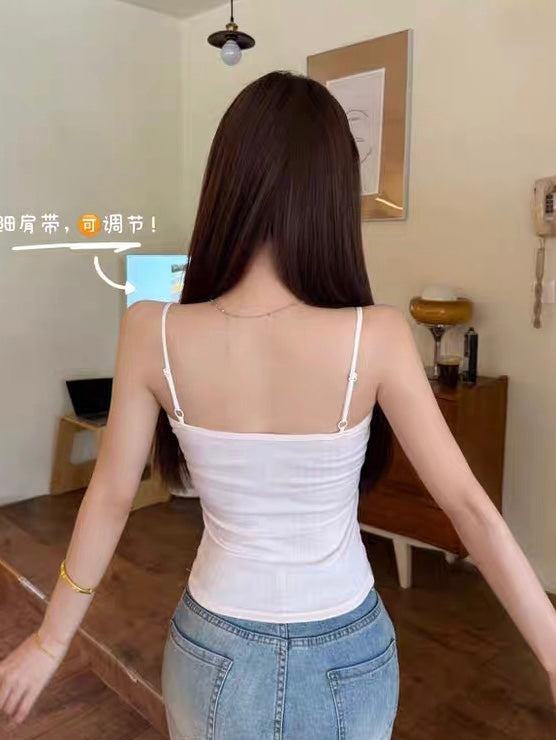 Mix Lace Strap Tube Top (Pink, Green, White, Blue)