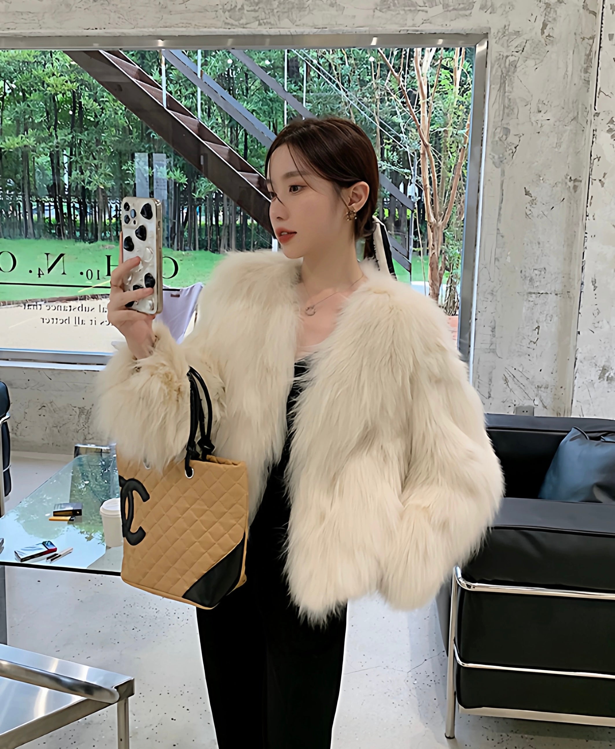 Alexandra Furry Cardigan(5 Colors)