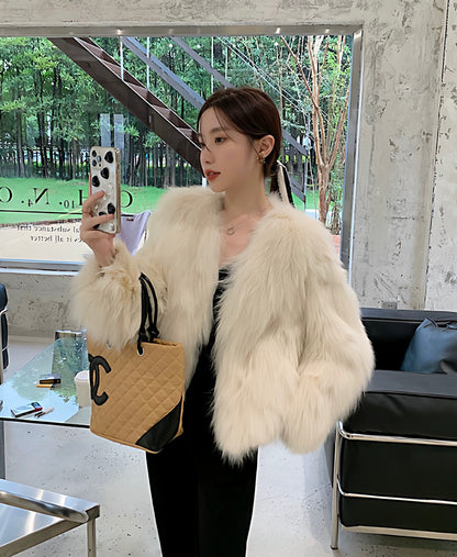 Alexandra Furry Cardigan(5 Colors)