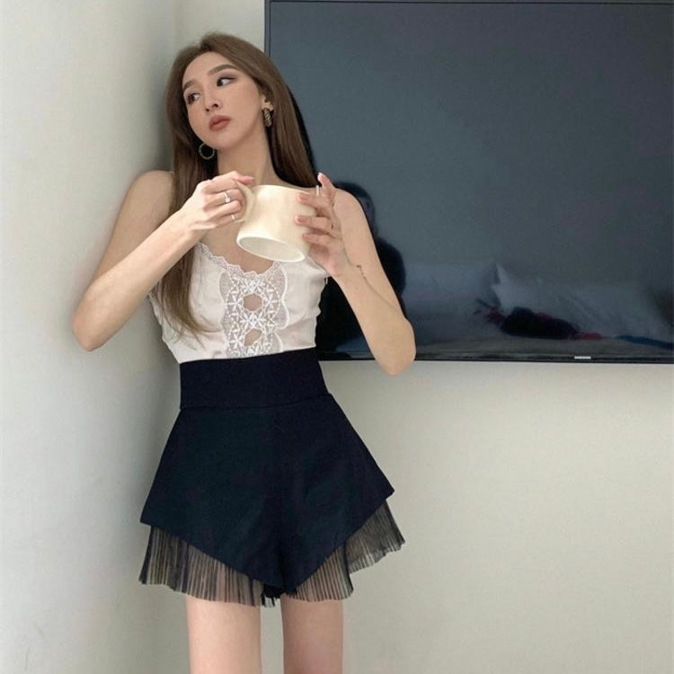 High Waist Black Shorts (XS)