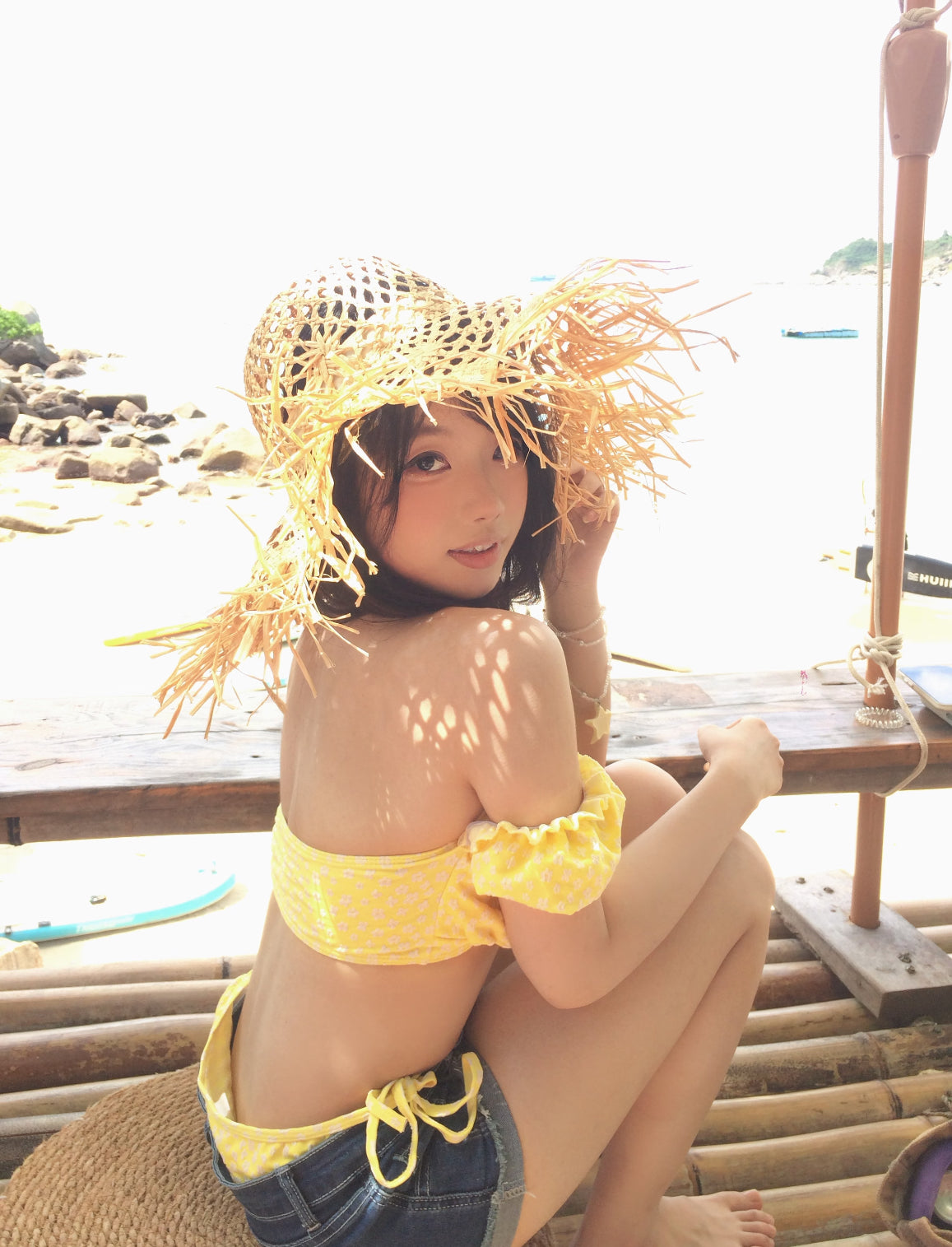 Yellow Bikini BK53 Two Piece Set