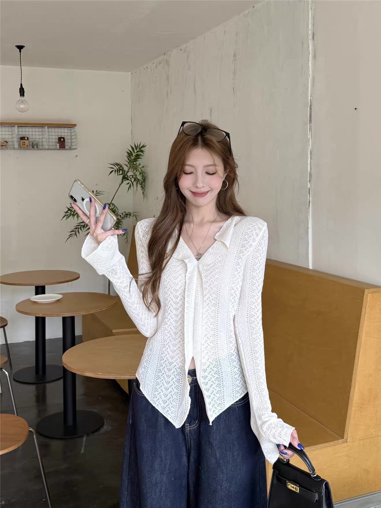 Knitted Slim Fit Long Sleeve Top