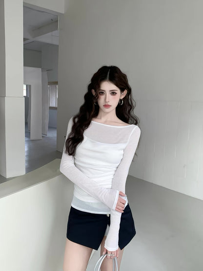 Thin Long Sleeve Top (S)