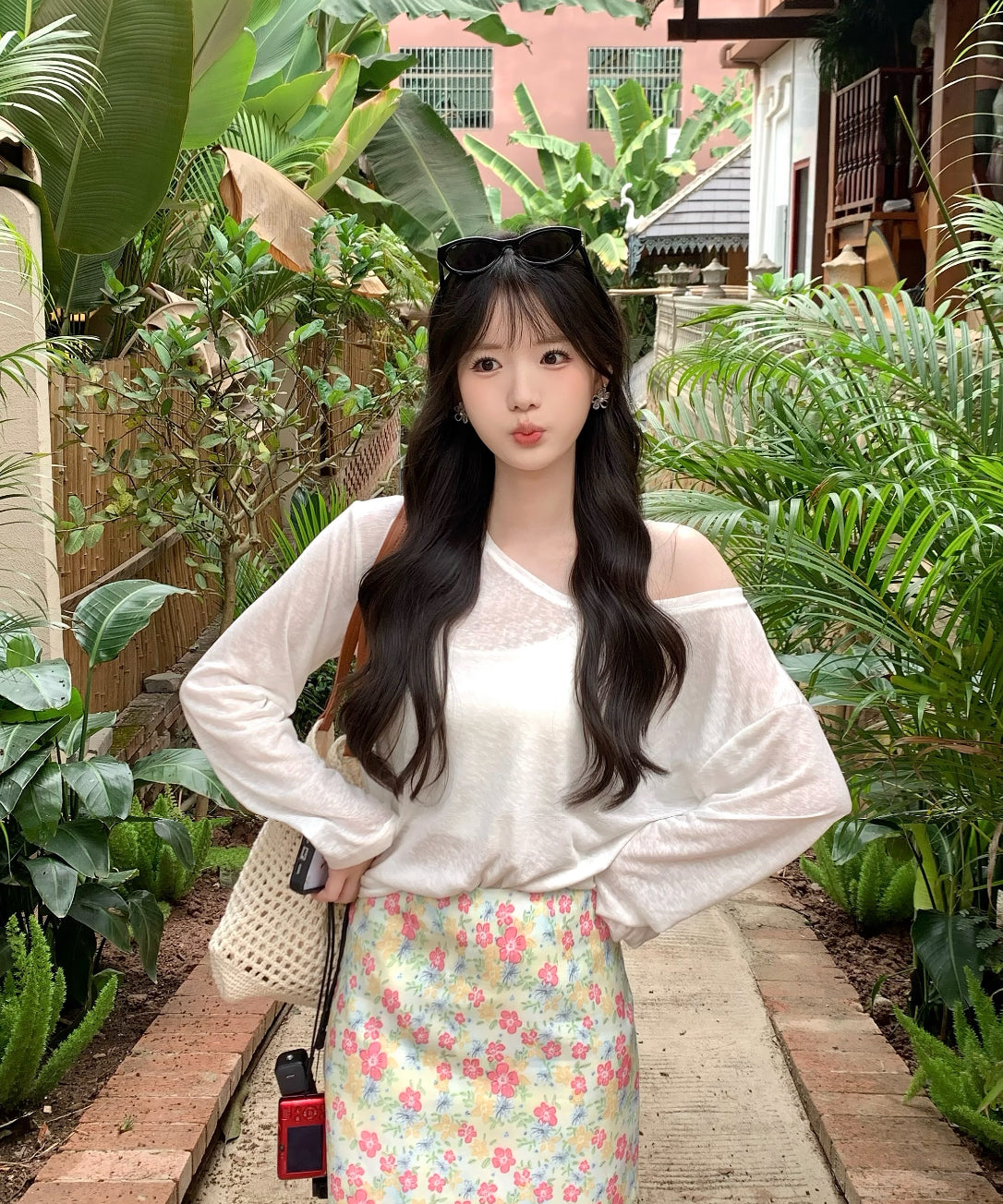 Flo Colour High Waist Skirt SK29 (S, M, L)