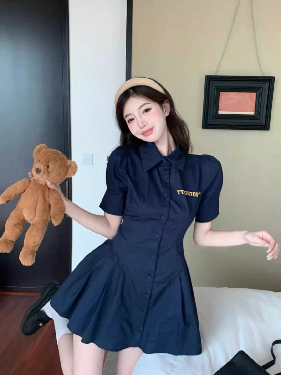 Uni Navy Dress