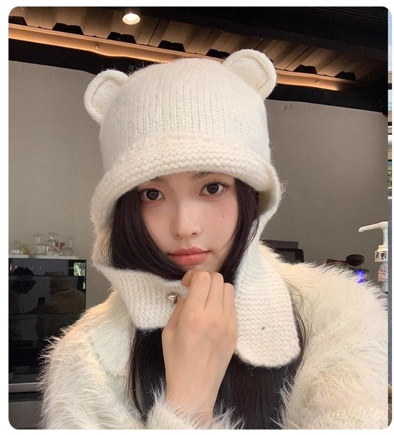 Knitted Teddy Hat