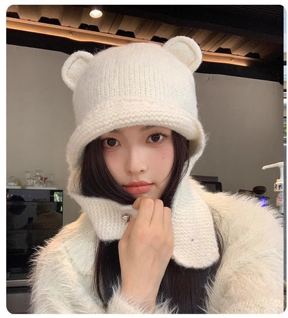 Knitted Teddy Hat
