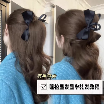Ribbon Big Hair Clip