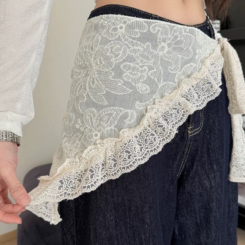 Lace001 Waist Belt/Scarf/Hairband