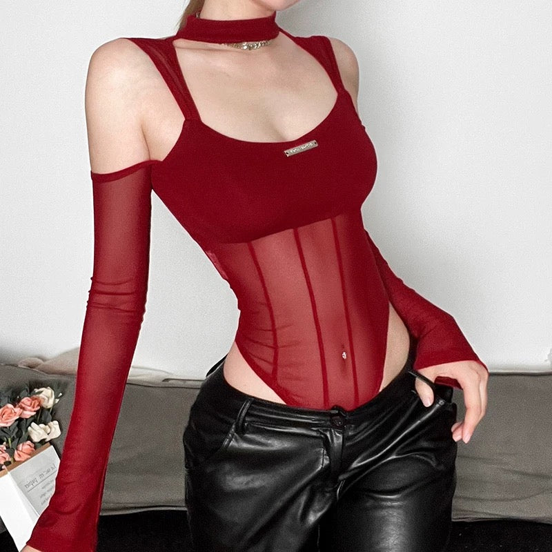 Red Mesh Inner Suit