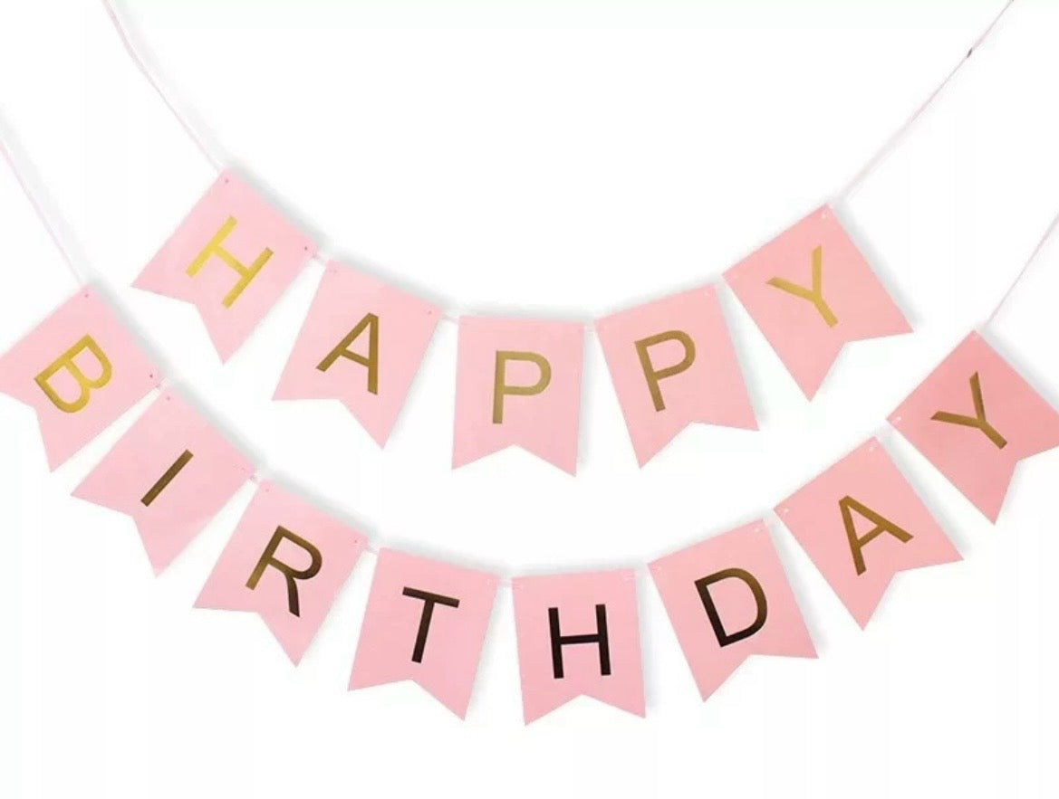 Happy Birthday Deco Word Card