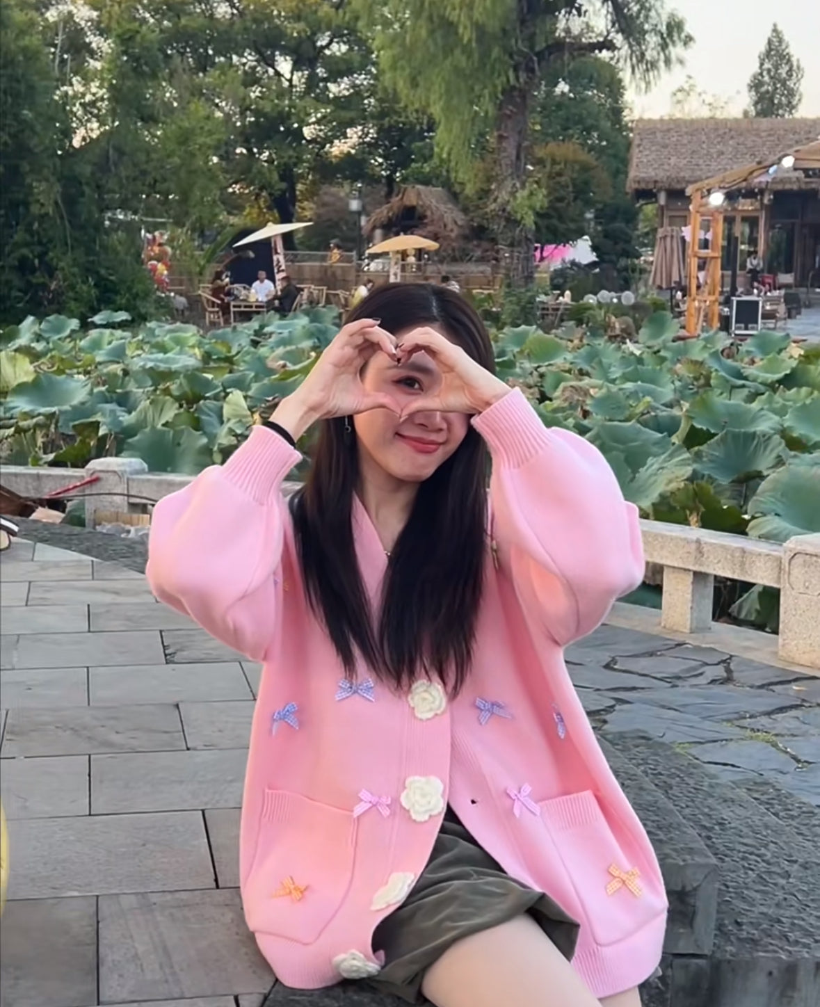 Pastel Flower Cardigan Top