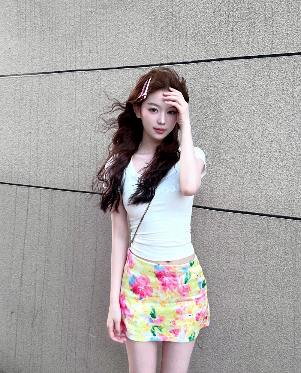 Flo Colour High Waist Skirt SK29 (S, M, L)