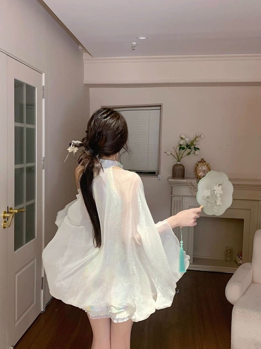 Paint Cheongsam CD036 Dress Set (S)