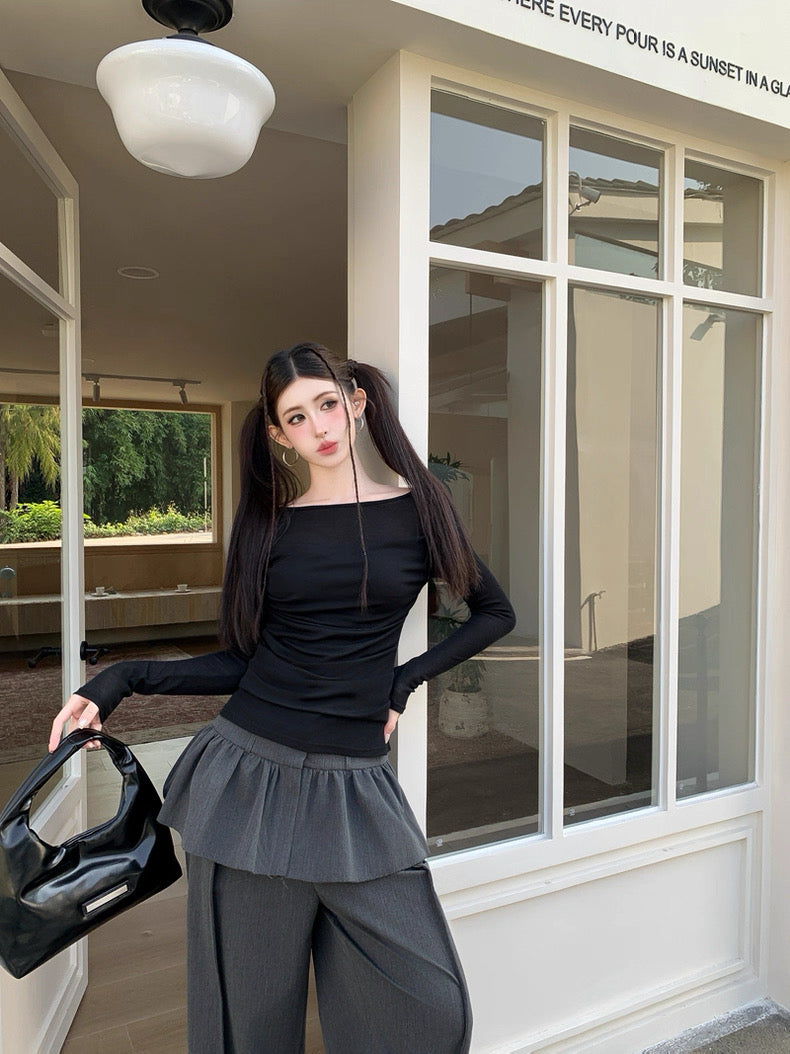 Thin Long Sleeve Top (S)