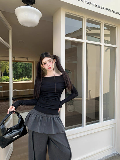 Thin Long Sleeve Top (S)
