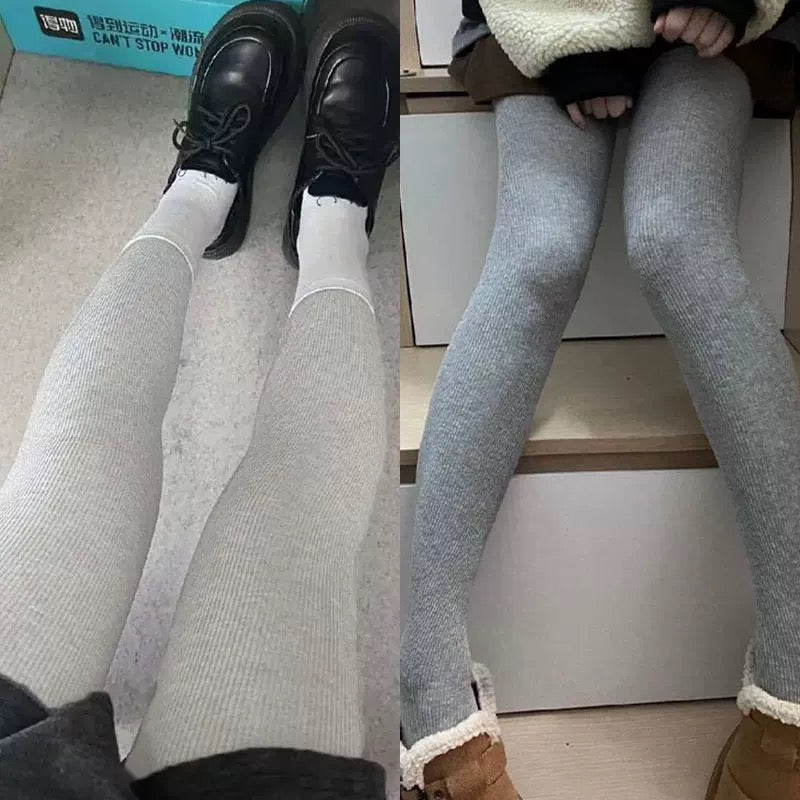 S023 Legging Socks (White, Black, Dark Grey, Light Grey)