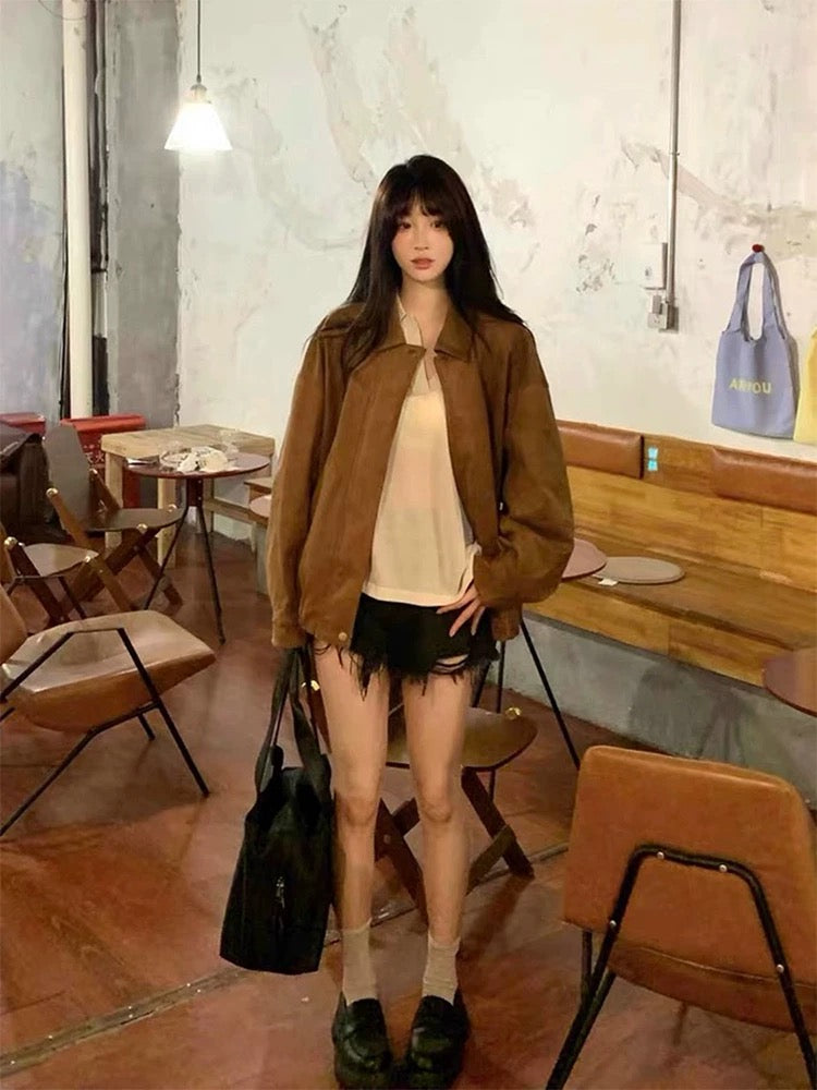 Caramel Brown Autumn Jacket