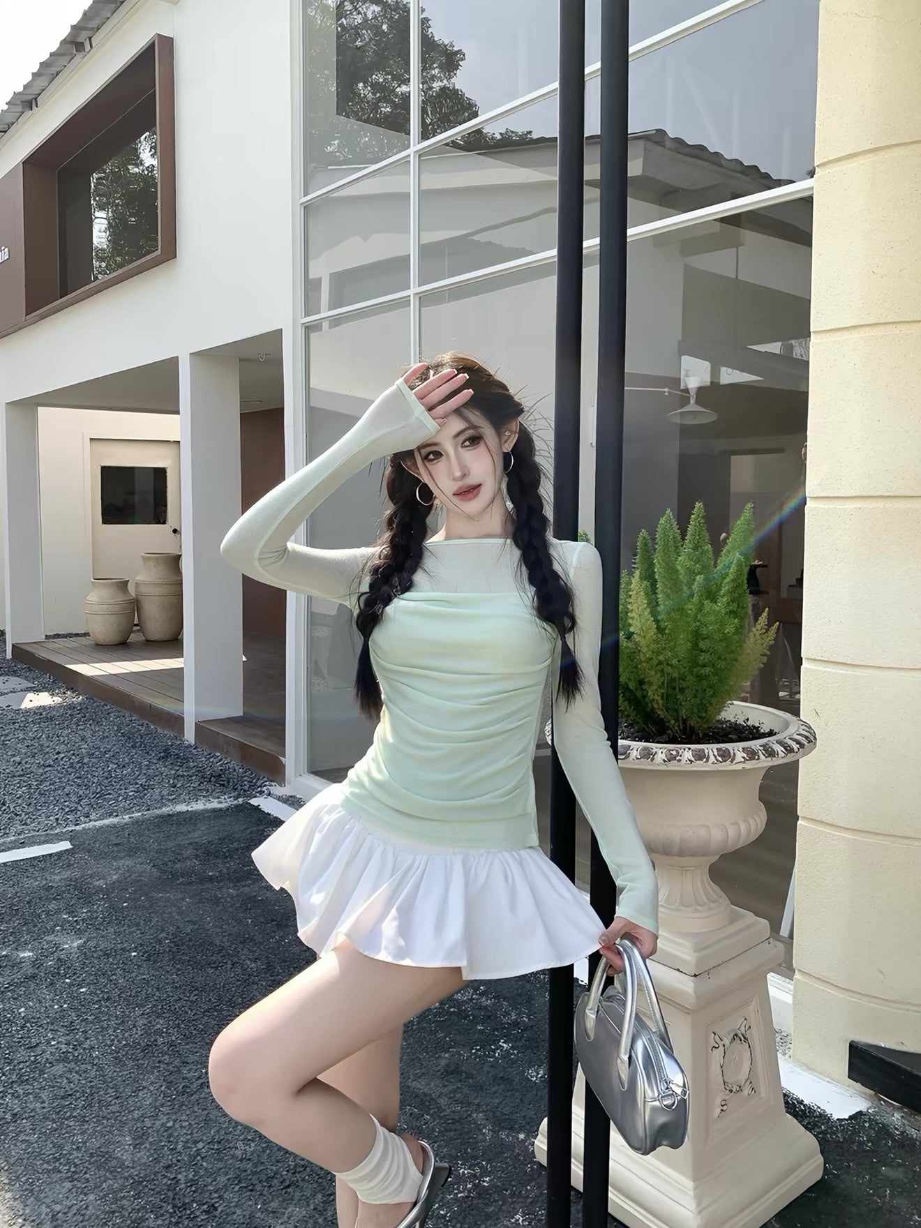 Thin Long Sleeve Top (S)