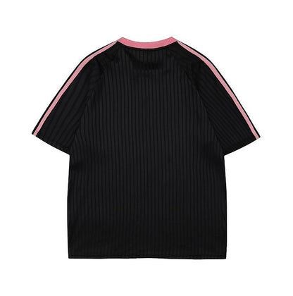 Oversize Well Stripe Ball Top