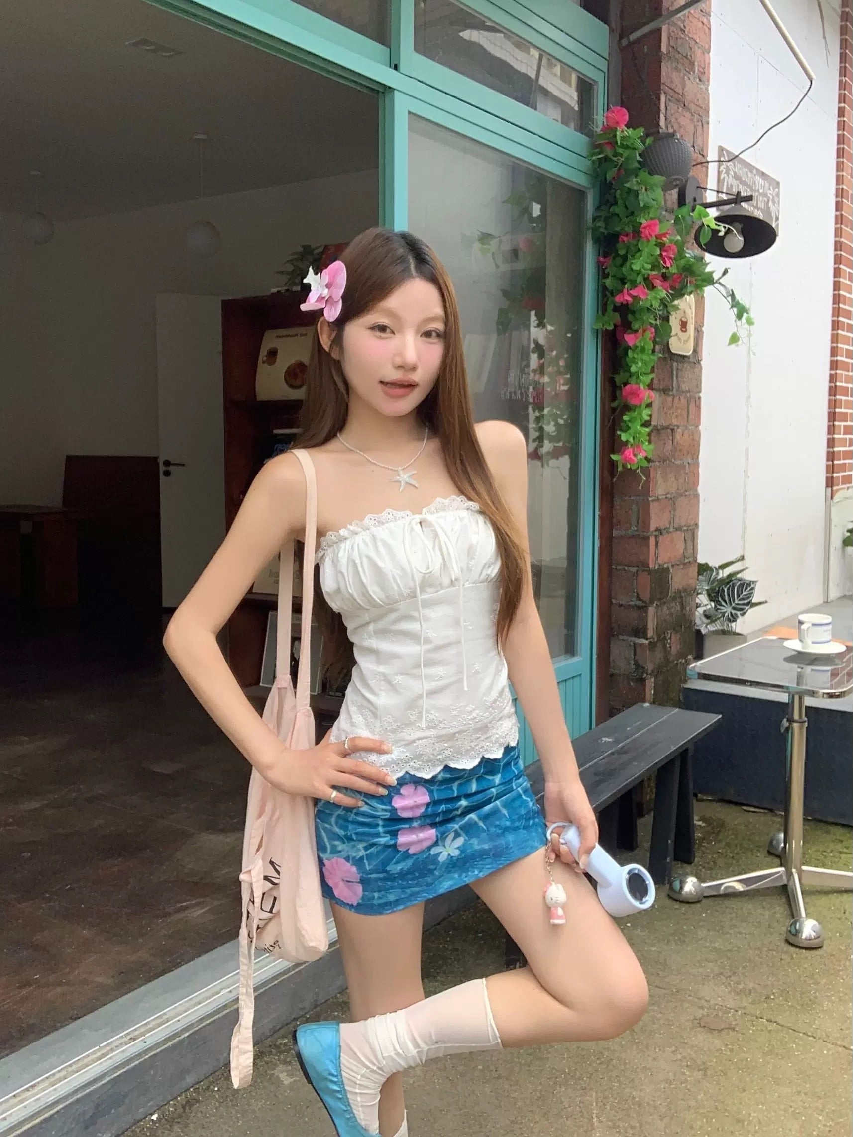 White Tube Top T007