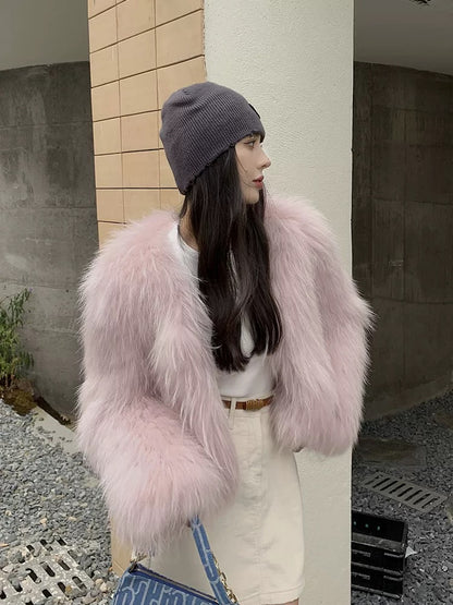 Alexandra Furry Cardigan