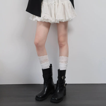 S024 Laces Short Socks