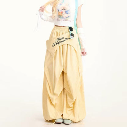 Yellow Stripe Long Pants