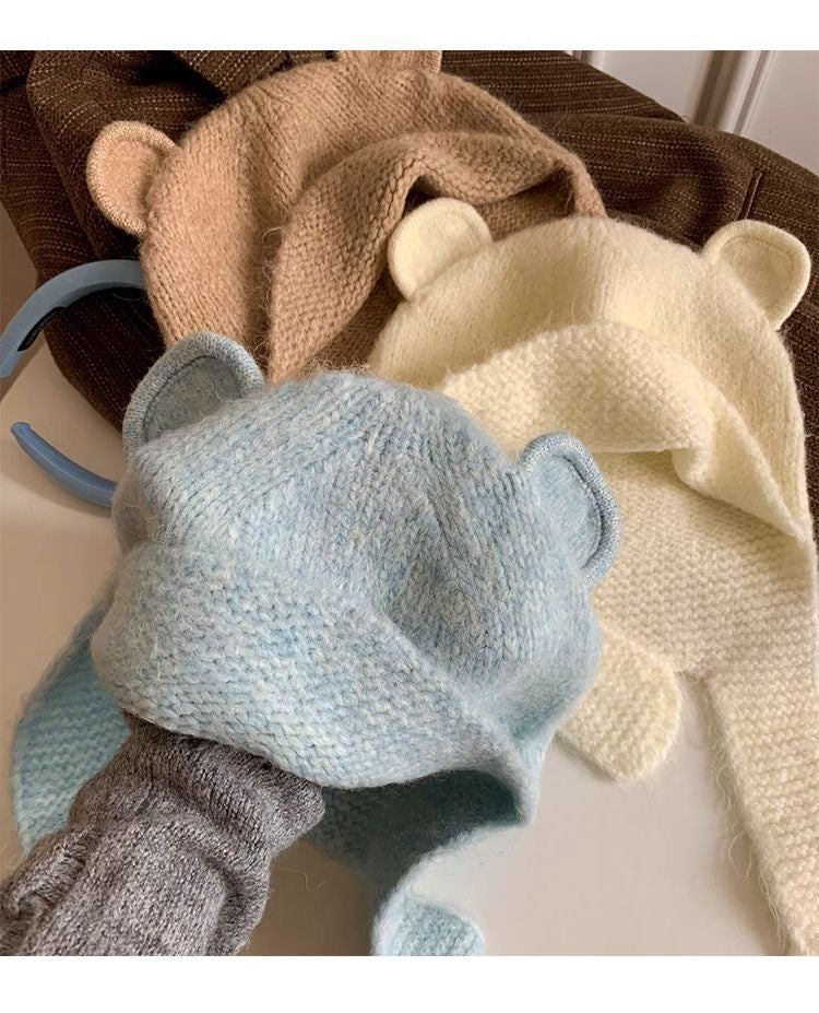 Knitted Teddy Hat