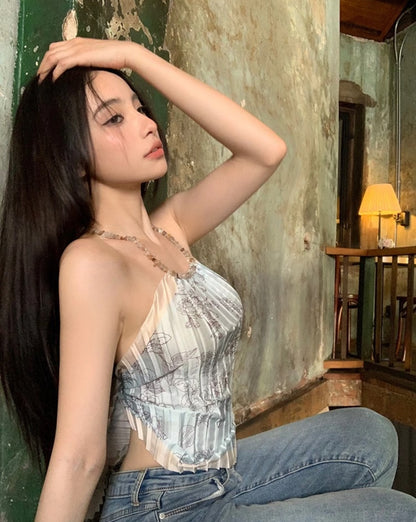 Bareback Blue Top