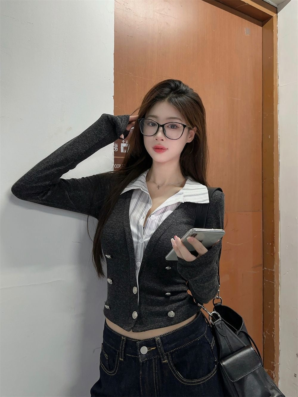 Grey Uni Top