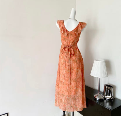 Orange Long Dress