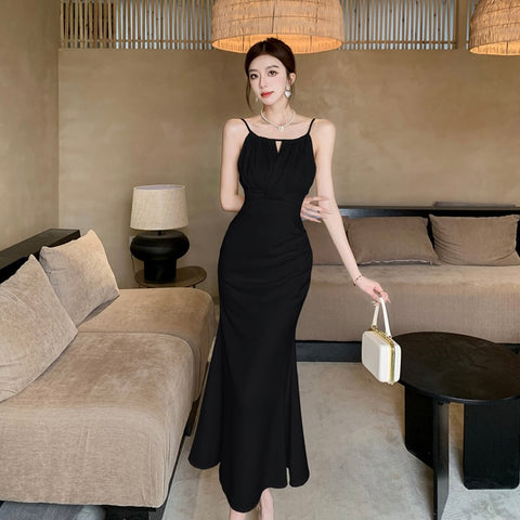 Mia Black Long Dress